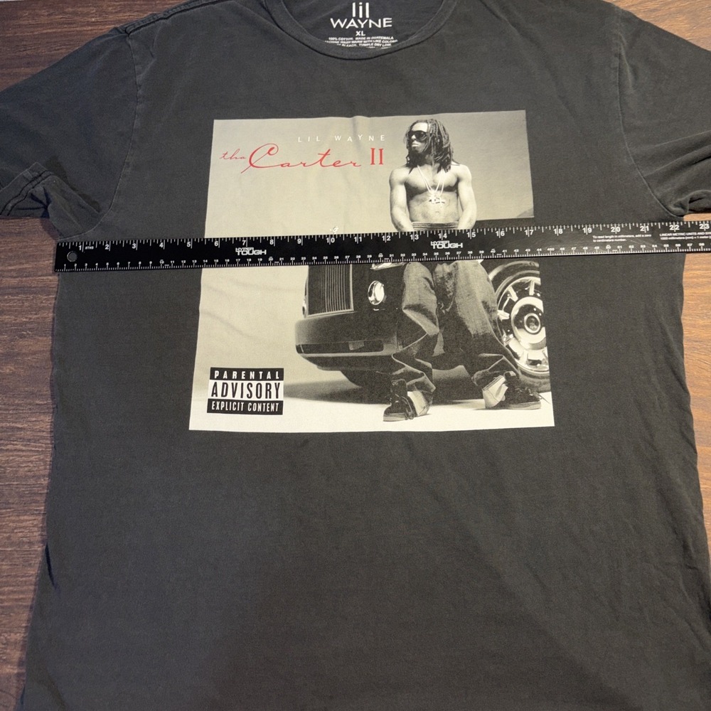 Lil Wayne Tha Carter II Gray Short Sleeve T Shirt XL Graphic Album Art - Picture 4 of 5